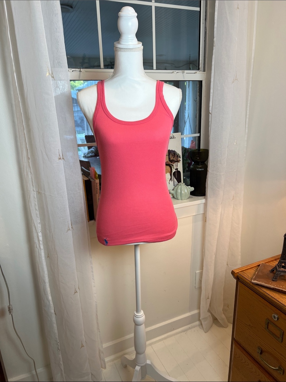 Ralph Lauren Coral Pink Tank Top size medium.